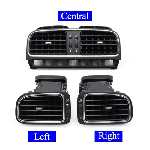 Grille d'aération VW Polo 2011-2018 assemblage complet gauche ABS 6R0819703 - 3