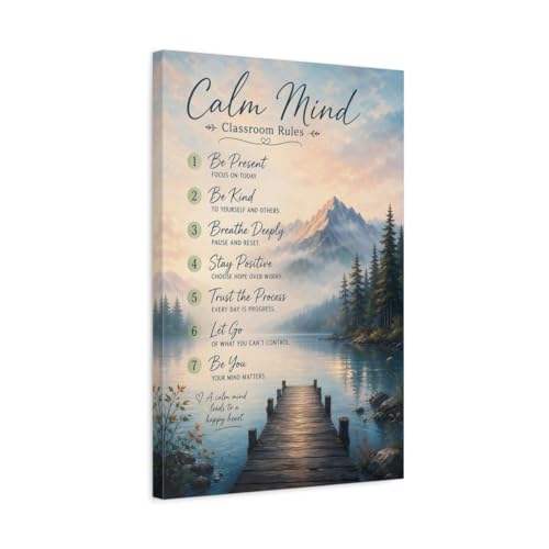 Toile paysage Nature Calm Mind pour apaiser l'esprit des enfants
