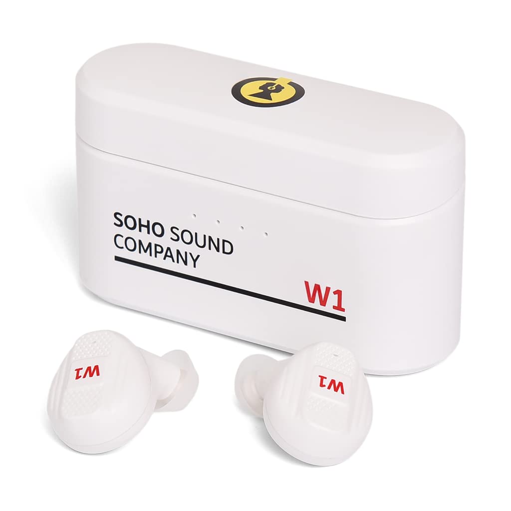 Soho W1 bezprzewodowe słuchawki douszne Bluetooth - białe