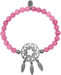 CO88 - Pulsera para atrapasueños (6 mm), color rosa