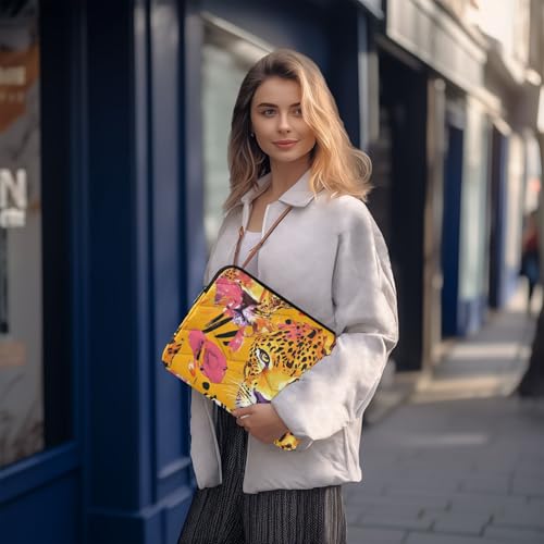 Funda liviana para laptop 13-14 pulgadas naranja tigres miniatura 7