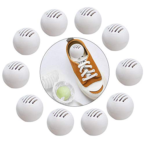 Peedeu Schoen Deodorizer Ballen (Bevat 10 Ballen), Schoen Deodorant voor Sneakers, Lockers, Gym Bags, Homes, Kantoren en Auto's, Frisse Lucht, Natuurlijke Fruity Aroma