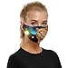 Produktbild 95 Damen Herren Masken Reusable, 3D Katze Drucken Mundschutz, Mouth Protection Masks Halstuch, Face Covering Washable Bandanas Outdoor Nasenschutz Halsband (B)