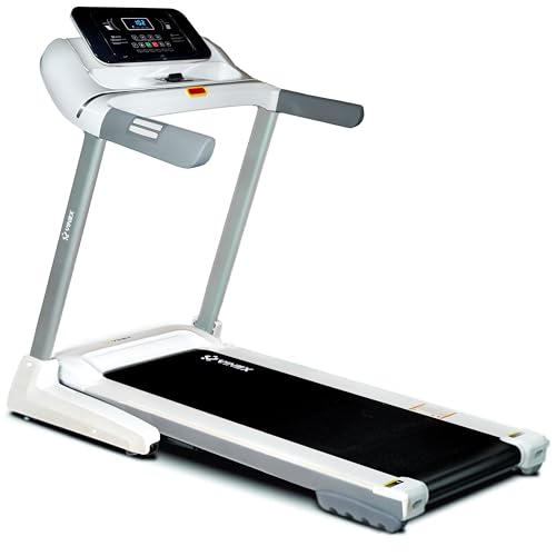 Image of Vinex Luxury Motorised Treadmill for Home | Foldable with Digital Display | Max User Weight 90kg | Speed 0.8-12 Km /h | Built-in Workout Programs | Model: Ecos