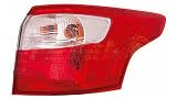 FORD FOCUS IV SW (11->) Derecho-PILOTO TRASERO-sin portalámparas-Blanco-Rojo-Exterior