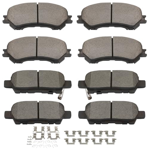Image of SCITOO D1737 D1415 Front Ceramic Rear Ceramic Brake Pad Sets | 2017-2022 For Nissan For Qashqai,2014-2017 2019-2020 For Rogue,2017-2022 For Rogue Sport