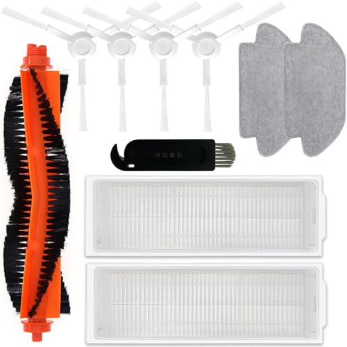 Opiniones y reviews de Cepillos y mopas - los más vendidos. 49 Kit de accesorios para Xiaomi Mi Robot Vacuum Mop 2S / Mop P/Mop Pro / XMSTJQR2S / STYTJ02YM, 1 cepillo para polvo principal 4 cepillo para polvo lateral 2 filtros, 2 almohadillas...