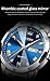 OLEVS Watch for Men Diamond Business Dress Analog Quartz Stainless Steel Waterproof Luminous Date Two Tone Luxury Casual Wrist Watch Blue