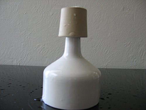 Beyondsupply NJ-5010-1432 125ML Lab Filtering Filter Flask Suction Erlenmeyer Flask 125Ml Porcelain Funnel 60Mm New thumb #2