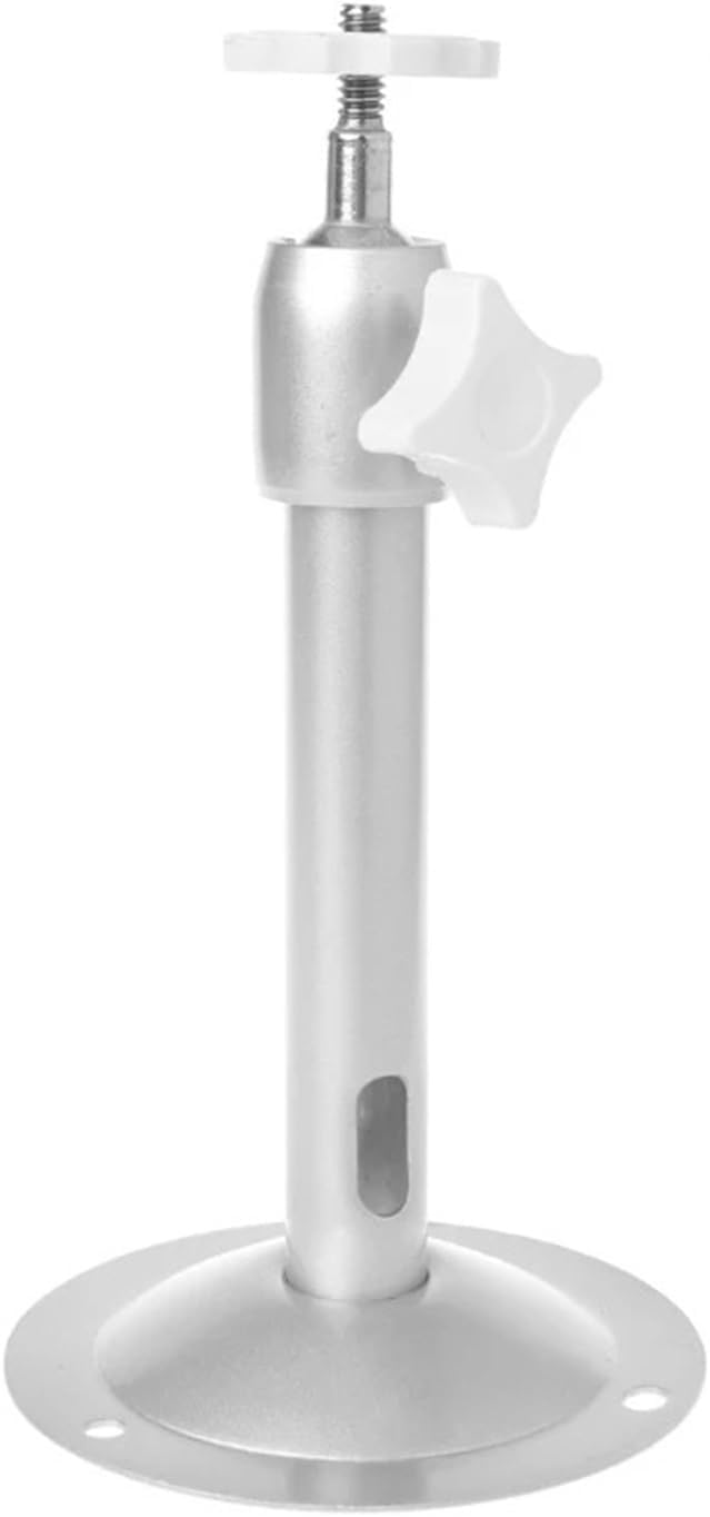 Wall Mount Metal Bracket Adjustable Ceiling LCD/DLP Multi-Function Home and Office Projector, Silver