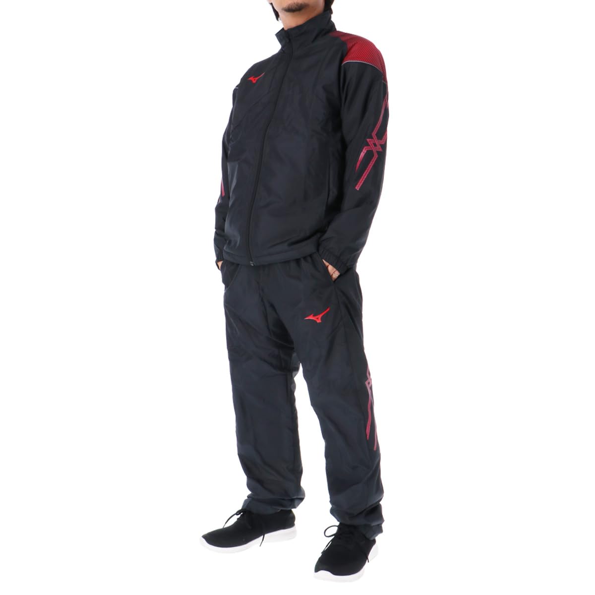 Amazon | [ミズノ] ウインドブレーカー メンズ 上下セット