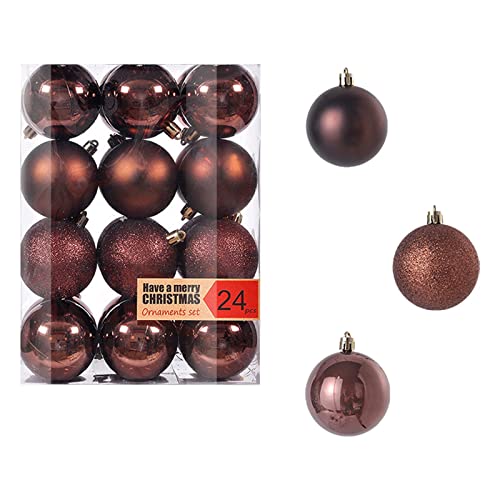 TianWlio Christbaumschmuck Ornaments Ball 24PC Weihnachtsschmuck Weihnachtskugeln Home Decor Obst Rot Cover