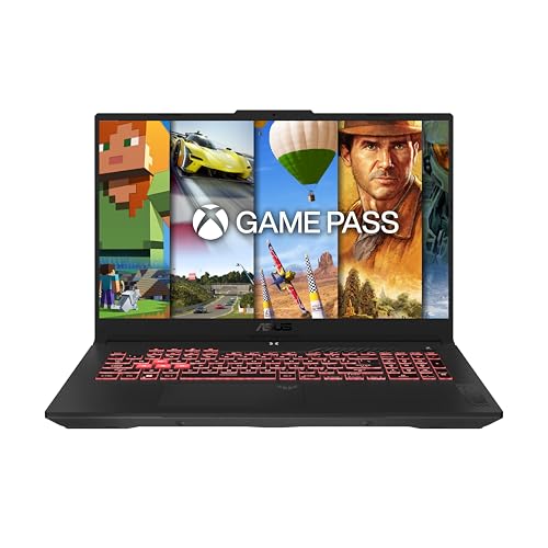 ASUS TUF Gaming A17-TUF707NVR-HX011W 17 FHD 144Hz Pc Portable (AMD Ryzen 7 7435HS Processeur 3.1 GHz, 16GB DDR5, 512GB SSD, NVIDIA GeForce RTX 4060 TGP 140W) Windows 11 Home – Clavier AZERTY