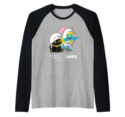 The Smurfs x British Museum Smurfette Bow Greek Manche Raglan