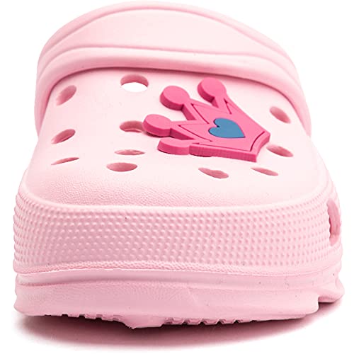Bodatu Kids Clogs Home Garden Slip On Water Shoes For Boys Girls Indoor Outdoor Beach Sandals Children Classic Slippers Pink thumb #2