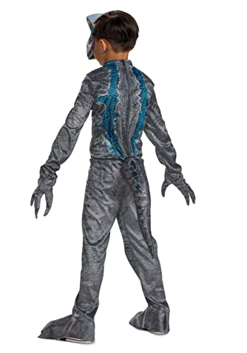 Disfraz completo Velociraptor Deluxe Jurassic World para niños miniatura 7