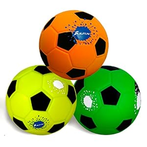 Toys Sports 4.75″ Soft Foam Soccer for Kids, Perfect for Small Hands to Grab, Set of 3 (Orange Green Yellow)