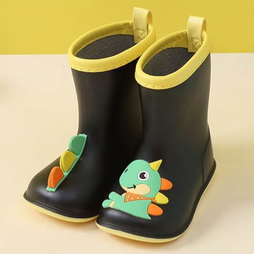 IWIHMIV Boys Rainboots Toddler Girls Boots Kids Rain Boots Toddler Rain Boots Rubber Kids Cartoon Rain Boots for Girls and Boys3