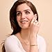 Theo Grace - Lena Toggle Bracelet with Customizable Name Beads with Diamond or Pearl Charm - Gift for Her, Women, Anniversary, Birthday, Christmas (With Diamond, Gold Vermeil, 7, Inches)