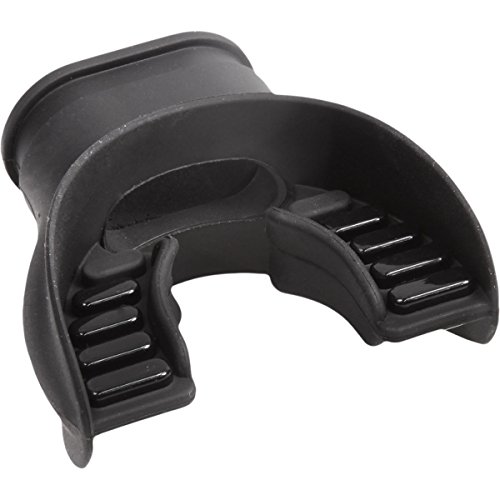 Atomic Aquatics Dual-Silicone Comfort Fit Mouthpiece - Black/Black
