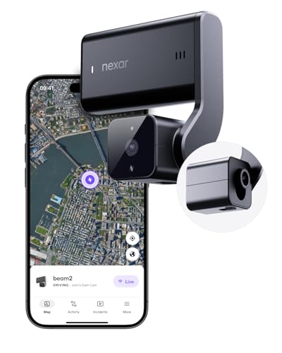 Nexar beam2 Dash Cam - 2K QHD LTE Connected Unlimited Cloud...