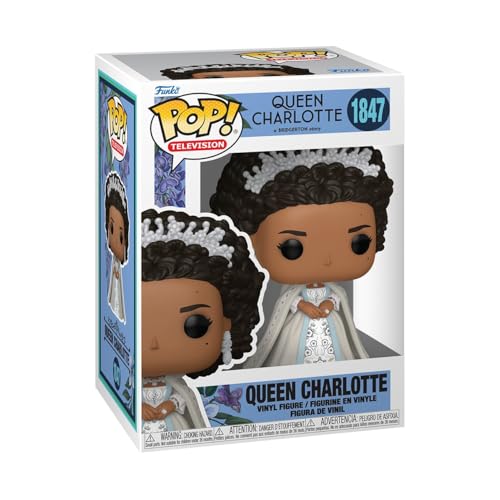 Funko Pop! Television: Bridgerton - Queen Charlotte - Figura in Vinile da Collezione - Idea Regalo - Merchandising Ufficiale - Giocattoli per Bambini e Adulti - Drama Fans