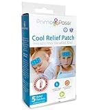Primo Passi - Fever Patch Relief for Kids, Cool Pads for Baby and Kids Fever Discomfort, 5 Sheets