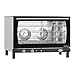 Cadco XAF-193 Full Size Convection Oven with Manual Controls and Humidity, 208-240-Volt/5600-Watt, Stainless/Black