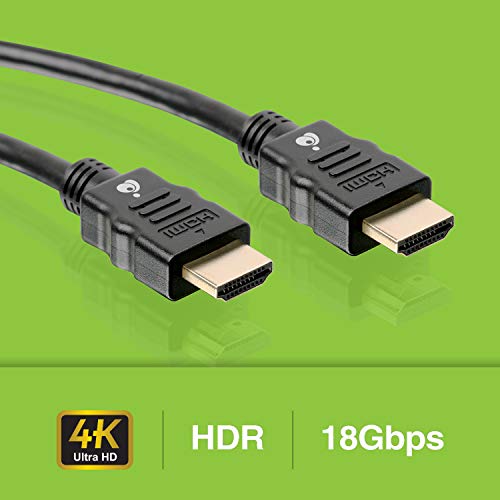 Câble HDMI 4K IOGEAR GHDC200A noir cordon vidéo TV moniteur 2m