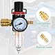 Mineup Druckminderer Druckluft 1/4 Zoll, Wasserabscheider Druckluft, Druckluft Regler Mit Wasserabscheider Schnellkupplungen, Druckminderer Kompressor Für Kompressor Filter Druckluftfilter