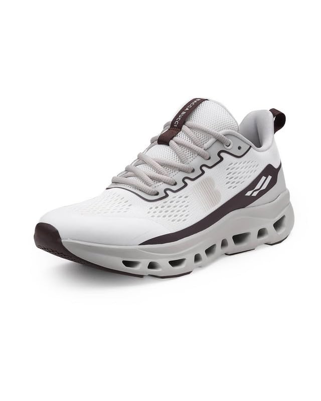 Image of Bacca Bucci Balance Men's Sports Sneakers | Ultra-Light Jacquard Running Shoes with Cushioned Rebound Sole | EVA + Rubber Heavy-Duty Outsole | All-Day Comfort & Breathable Daily Trainers