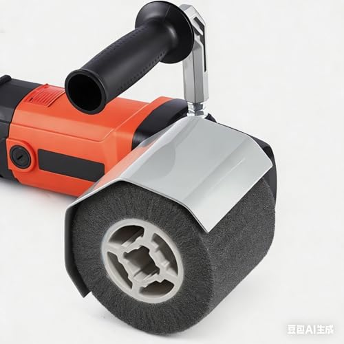 Image of 4 Pcs 60 Grit Stripping Drum 4.7 inch x 4 inch | Abrasive Drawing Polishing Wheel, Surface Conditioning Tool Drum, For Metal Rust Paint and Coating Removal