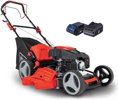 Scheppach Tondeuse à Gazon à Essence MS200-51E – Tondeuse Hybride...