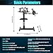 GLOPTIX GT-210 Tennis Racket Stringing Machine Manual Vertical Progression Racket String Tools, with Tools and Accessories