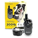 Dogtra 200iQ Remote Training E Collar – 100 Levels, Tone, Vibration, 1/2 Mile Range – Compact, Waterproof, One-Handed Control for Dogs 10 lbs+ – Lightweight Design for Daily Obedience Training