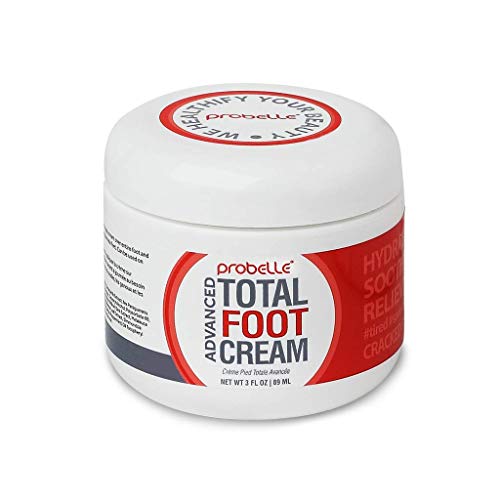 Probelle Advanced Total Foot Cream: Soothes, Hydrates, Rejuvenates Skin For Rough, Dry, Cracked & Sore Feet, 3 Ounces