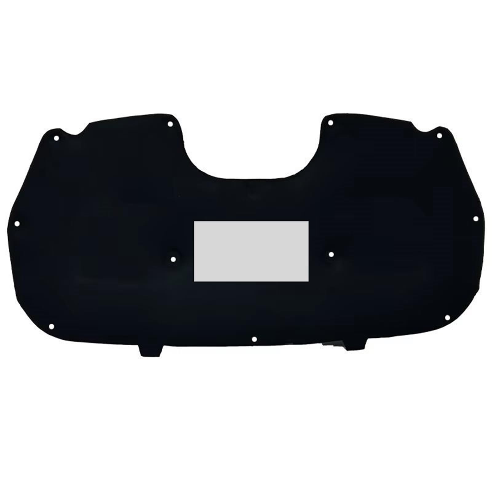 Gtdtixc Silver Front Bonnet Sound Proof Mat For Peugeot 2021 2022~2023 Insulation Liner Cotton Pad Soundproof Heat Mat Car Hood Engine Cover(Silver)