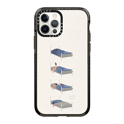CASETiFY �C���p�N�g�P�[�X iPhone 12 Pro - Bed Time Story - �N���A �u���b�N