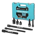DURATECH Impact Socket Adapter Set, 8-piece including 3/8 in. and 1/2 in. Drive Adapter and Universal Joints, Reducer, Extension Bars