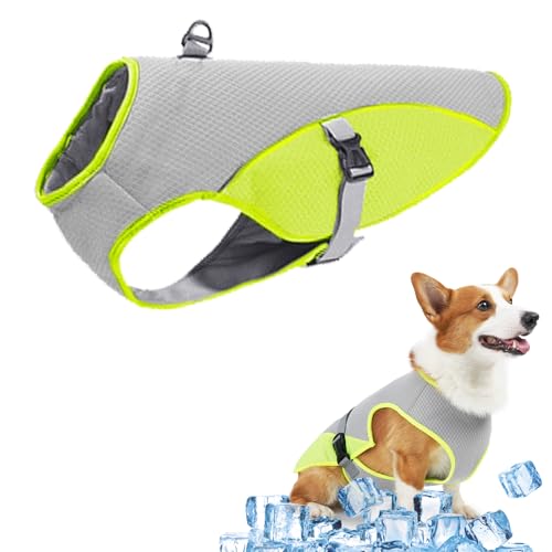 TYXHXTF Gilet de Refroidissement pour Chien, Rafraîchissant Manteau Chien, Veste de Refroidissement pour Chien, Manteau Rafraichissant Protection Contre Le...