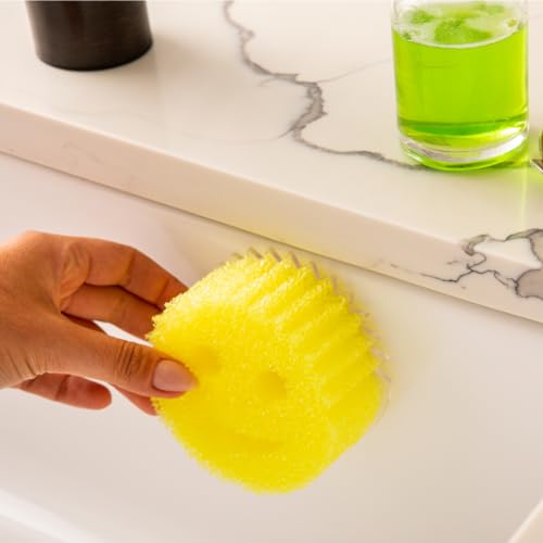 Scrub Daddy Holder x2 for Sink - Scrub Daddy Caddy Dish Sponge Holder & Cleaning Organiser, Quick Dry Kitchen Accessory, Bathroom Sink Organiser, Washing Accessories, Under Sink Sponge Holder