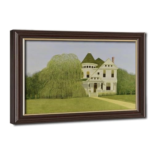 Poster Weeping Willow Carroll Cloar impression sur toile déco murale cadre suspendu 20x30