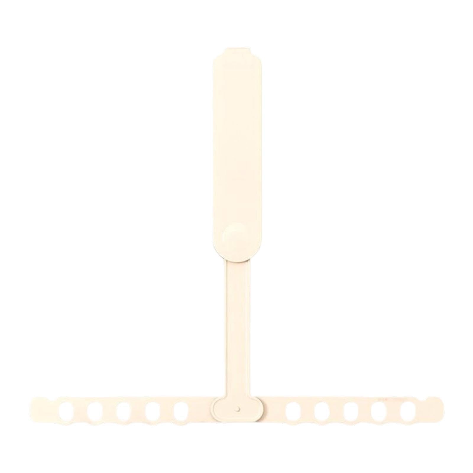 Folding Clothes Saving Holder Clothes Rack for Indoor Living Room Beige