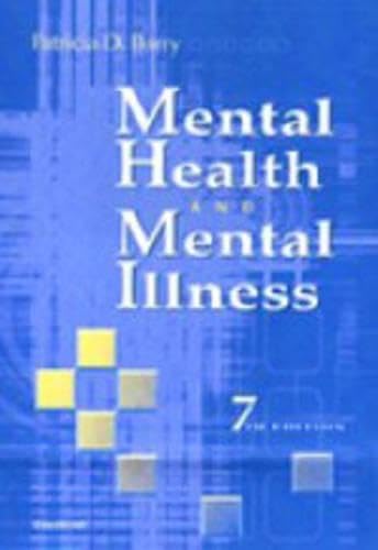 Mental Health and Mental Illness Paperback – 28 Sept. 2001