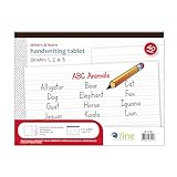 C-Line Letters & Learn Handwriting Tablet, 40 Sheets, 11” x 8-1/2” (23100)