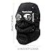 Winter Thermal Hat with Glasses, Windproof Ski Mask Cap, Fashion Warm Trapper Pilot Hat for Cold Weather Cyclingwith Goggles(Black)