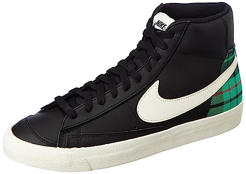 Nike Sb Zoom Blazer Mid PRM Da1839 Baskets pour homme, Noir/ivoire pâle/tartan écossais, 42 EU