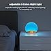 HOUSBAY White Noise Machine Sunrise Alarm Clock, Wake Up Light, Dimmable Night Light, 26 Natural Sounds, Gentle Wake up & Sound Machine for Sleeping, Adults, Kids, Baby-Wooden