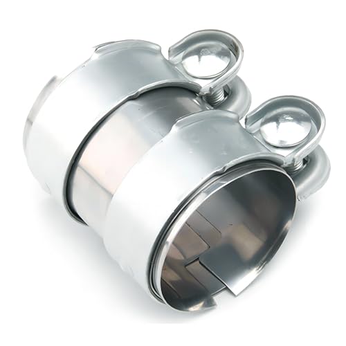 Simnliras 3.0 Inch Butt Joint Band Clamp Stainless Steel 3' Universal Joint Bolts Exhaust Seal...