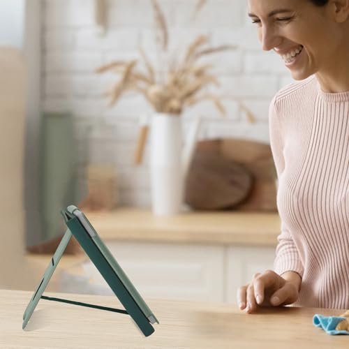 E NET-CASE Stand Case for Kobo Libra Colour (2024) / Kobo Libra 2 (2021) 7" eReader - Premium PU Leather Stand Cover Auto Sleep/Wake with Card Slot and Hand Strap, Light Green by E NET-CASE - Image 7